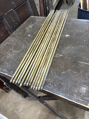Antique brass stair - brass, rods