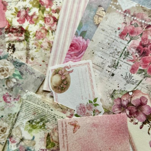 Vintage floral backgound - vintage,