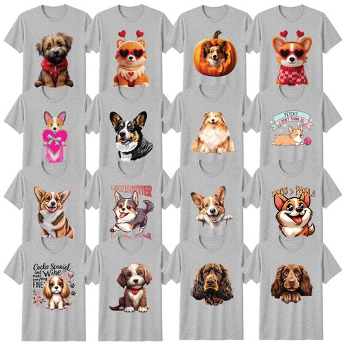 Cute dog shirt corgi canine - dog,
