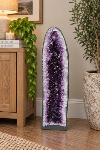 Very tall amethyst crystal - very,