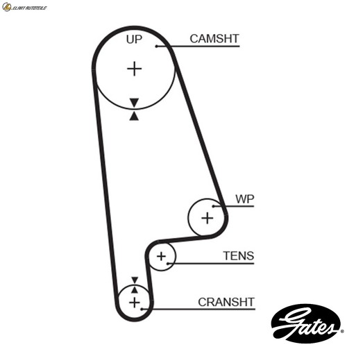 Timing belt 5233xs for - timing,