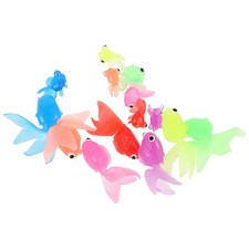  14 Pcs Bath Fish Toy Tank