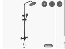 Wickes Abacus Hadleigh Shower Mixer - Black