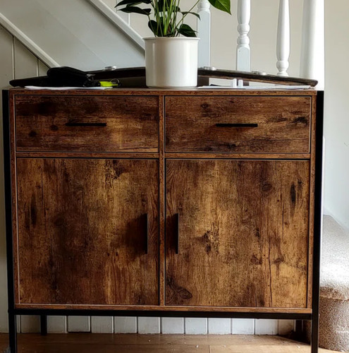 Rustic side cabinet - cabinet, vintage