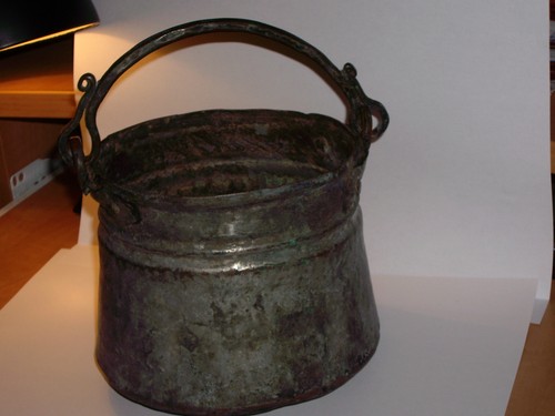 Old antique copper - old,