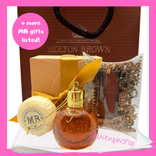 MOLTON BROWN Oudh Accord Bath Gel Bauble 75ml Mini EDT Soap Gift Bag Set