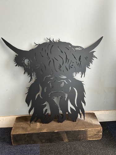 Highland cattle silhouette - highland,