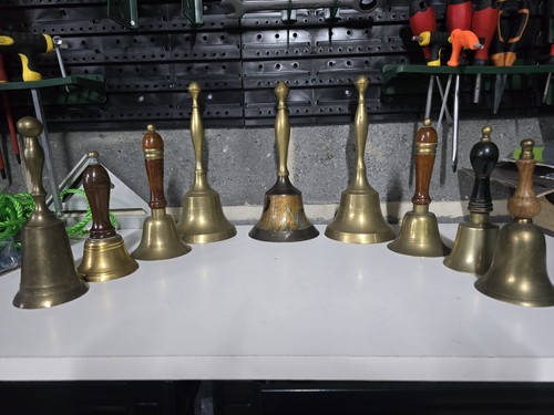 Vintage antique brass - &, hand