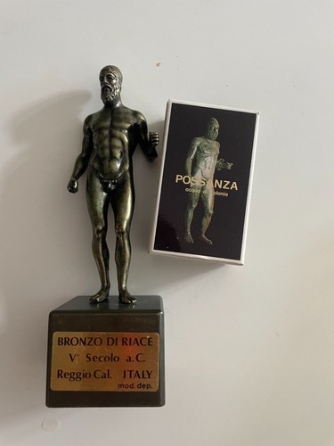 Vintage bronzo riace statue - di,