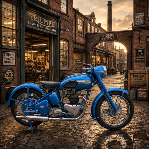 1951 triumph thunderbird - 1951,