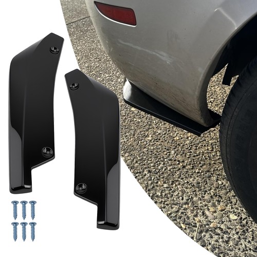 Rear bumper splitter spats - splitter,