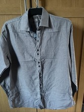 Men’s Jeff Banks Size Medium Long Sleeves Checked Shirt