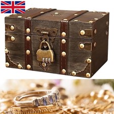 Wooden Lockable Storage Box