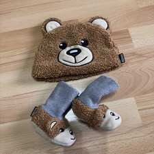 MOSCHINO Baby Brown Teddy Hat