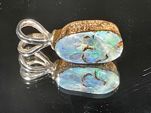 Boulder opal pendant - pendant, 5.40