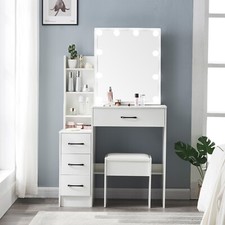 Large White Dressing Table
