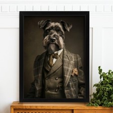 Schnauzer Dog Art Print Dog