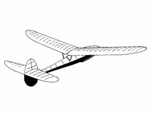 Albatross towline glider - towline, 53"