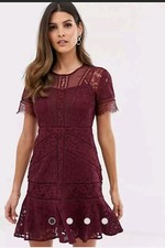 French Connection Chantelle Midi Lace Dress