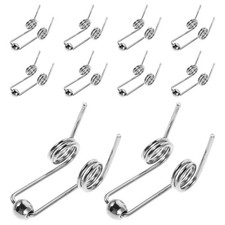  10 Pcs Curl Iron Spring Replacement Curling Double Torsion Springs