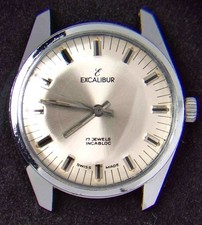 Excalibur Men's Hand-Wind AS ST 96 Vintage Swiss Watch -- Running