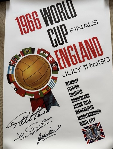 13x19 inches poster signed - inches,