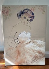 Ballerina Grace Printed Canvas Wall Art Picture Print 70cm x 59cm Home Decor