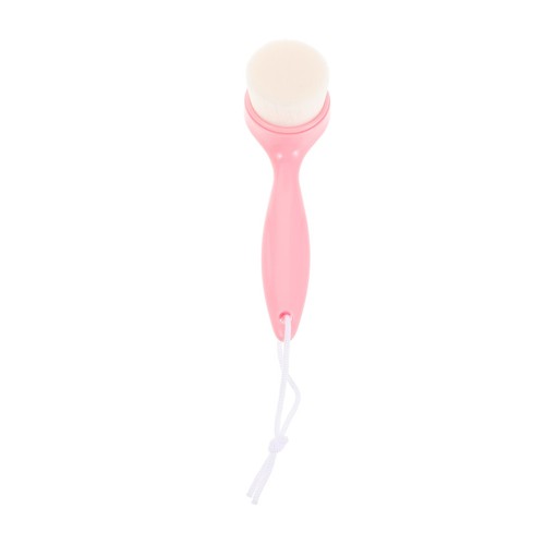 Pink reusable facial brush - pink,