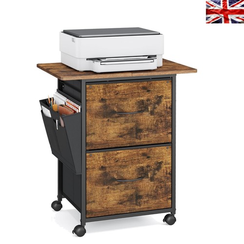 Rustic brown drawer - brown, 2-drawer