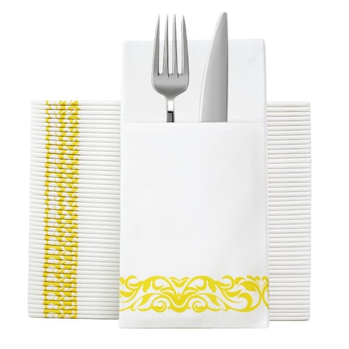 Luxury linen feel disposable - linen,