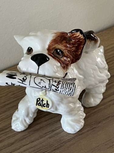 Bossons patch dog figurine - bossons,