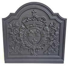 Crest fleur lys cast iron - crest, de