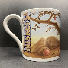 Vintage Tuskers Elephants Eating Apples Large Ceramic Mug Official Merchandise 