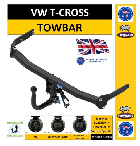 Detachable towbar - towbar, vw
