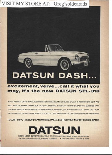 Original 1963 datsun - datsun, spl