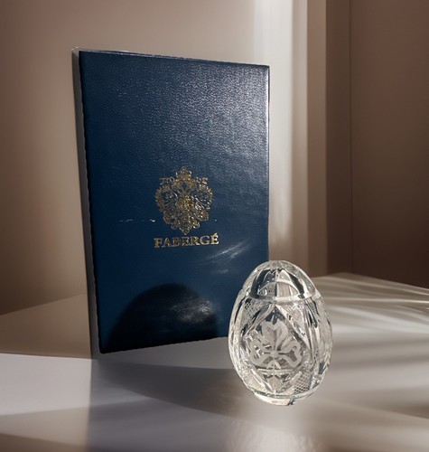 Faberge rose trellis crystal - rose,