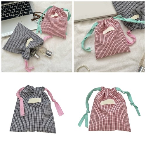 Drawstring toiletry bag candy - drawstring,