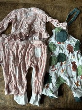 Girls Clothes Bundle Size 0-3 Months(newborn) Mori Organic Cotton And Bamboo