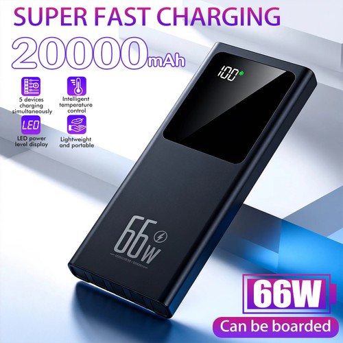 Power bank 20000mah portable - power,