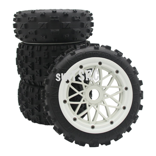 Knobby tyres wheel hub - hub, front