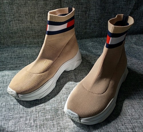 Tommy jeans flat sock boot - jeans,