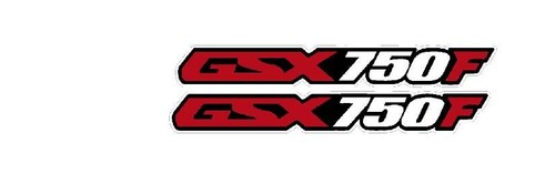 Gsx 750 fairing stickers - gsx-f, '750'