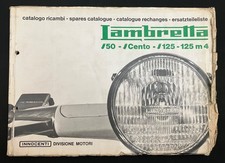 Original Innocenti Lambretta Large Format J50 Cento J125 M4 Spares Calalogue. 