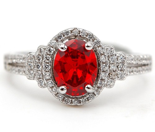 3ct fire garnet 925 - garnet,