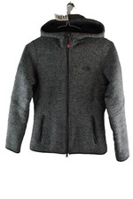 THE NORTH FACE Grey Fleece Jacket size S Womens Full Zip Casual Outdoors