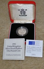 SILVER PIEDFORT COIN 1.00