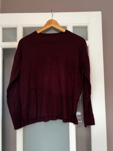 Burgundy oasis jumper size - jumper,, m