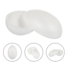 10pcs DIY Foam Hollow Eggs Decorative Egg Props Children Toys Easter Ornaments