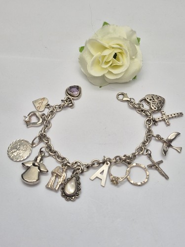 Vintage sterling silver - silver, charm
