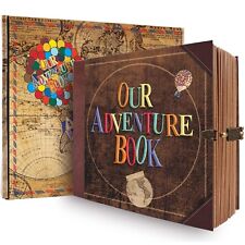 146 Pages Photo Album Scrapbook Our Adventure Book Memory Anniversary DIY Gift